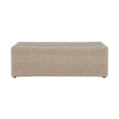 Cali Natural Wicker Outdoor Ottoman