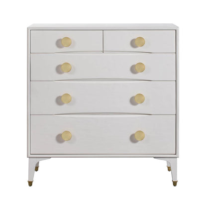 Divine White Chest Dovetail Drawers, White