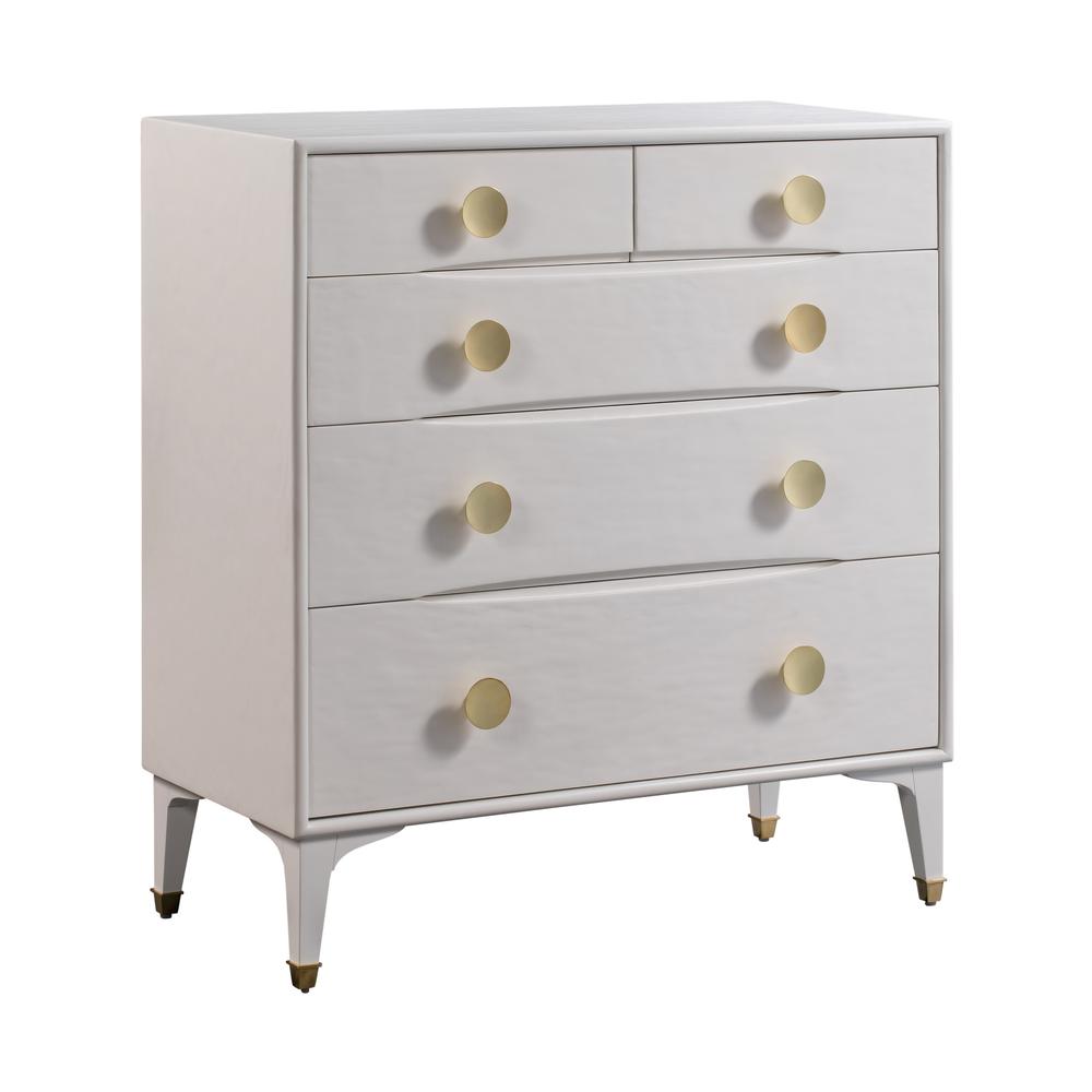 Divine White Chest Dovetail Drawers, White