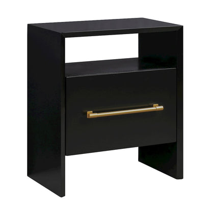Libre Black Nightstand
