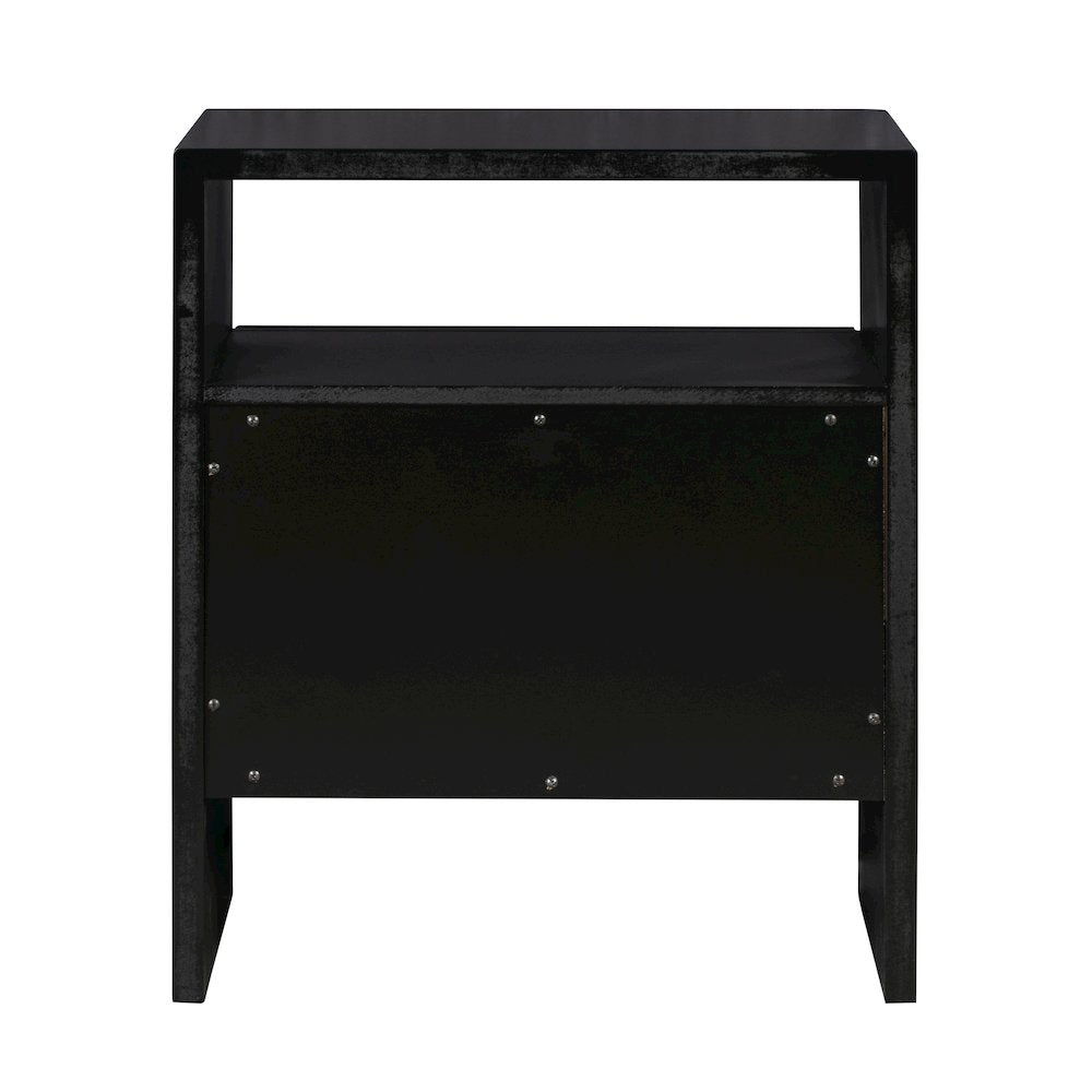 Libre Black Nightstand