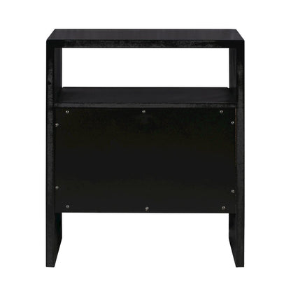 Libre Black Nightstand