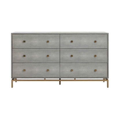 Pesce Shagreen 6 Drawer Dresser