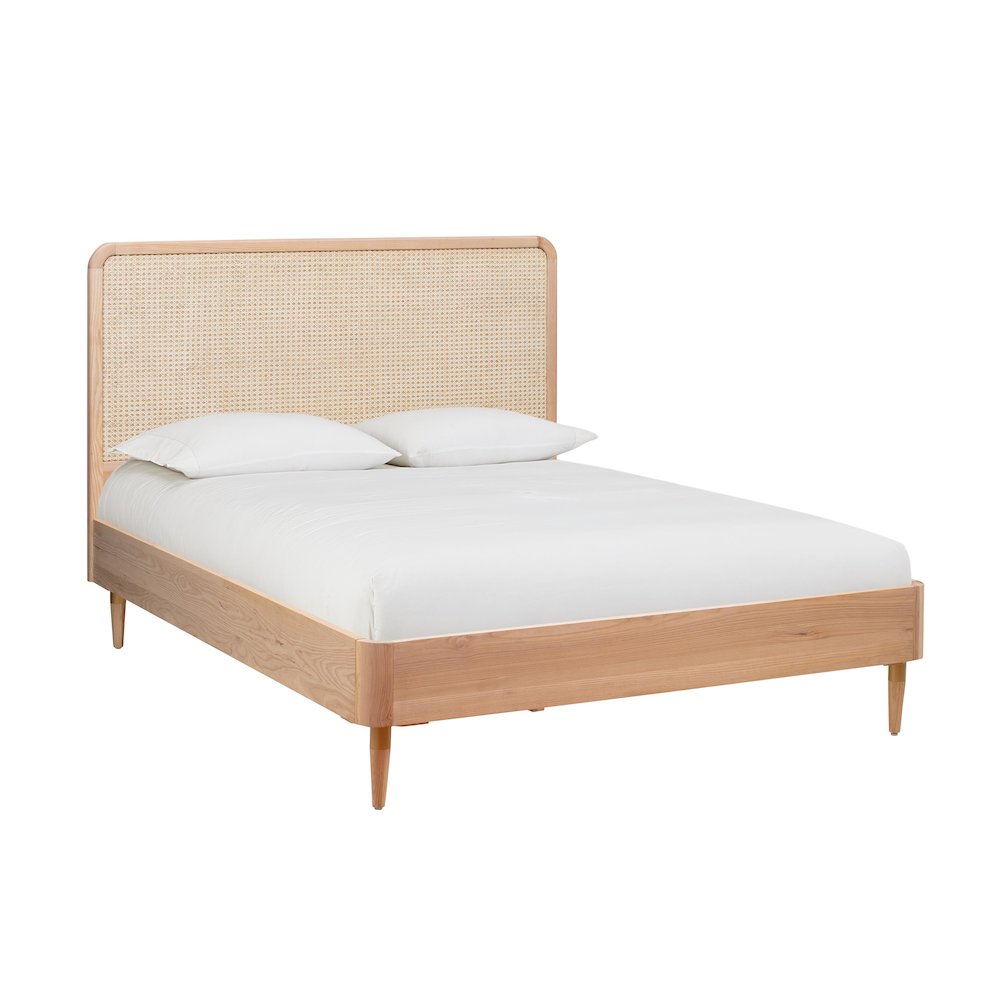 Carmen Natural Ash and Cane Bed in Queen