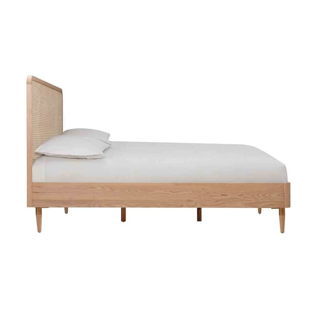 Carmen Natural Ash and Cane Bed in Queen