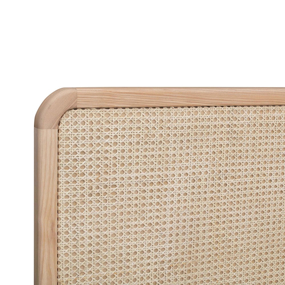 Carmen Natural Ash and Cane Bed in Queen