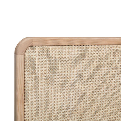 Carmen Natural Ash and Cane Bed in Queen