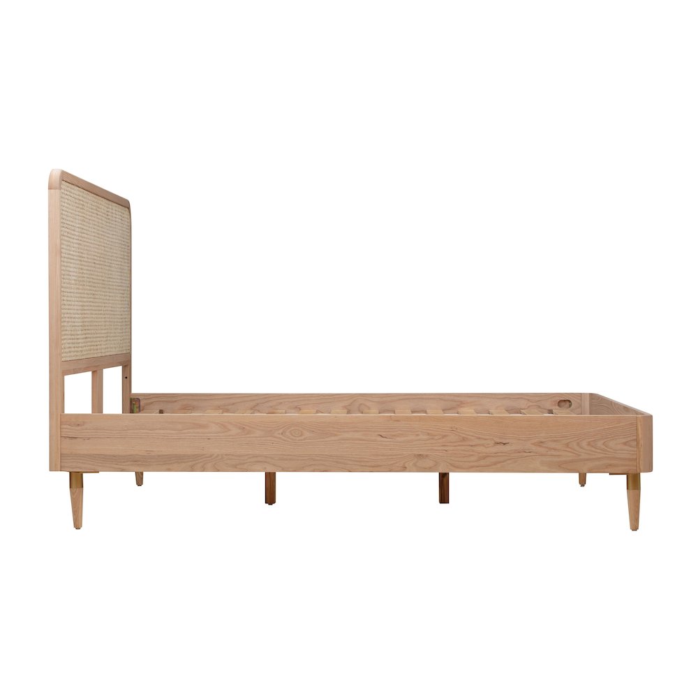 Carmen Natural Ash and Cane Bed in King