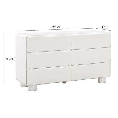 Tammy White 6-Drawer Dresser