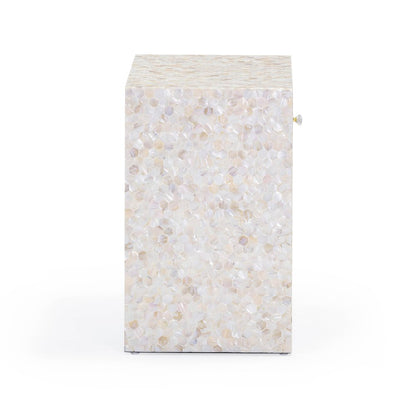 Piara Natural Mother of Pearl Inlaid Nightstand