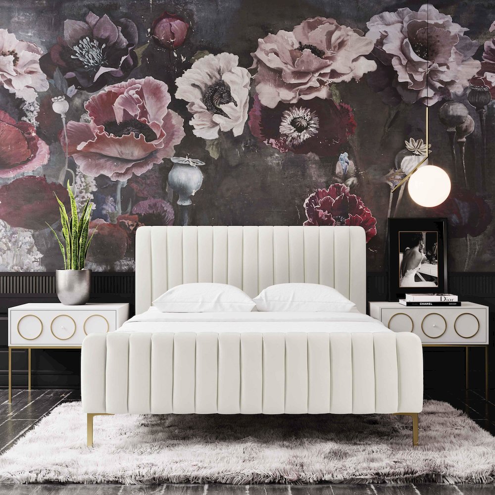 Angela Cream Bed in UK Super King