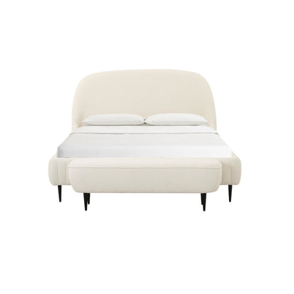 Denise Cream Boucle Bed in UK King