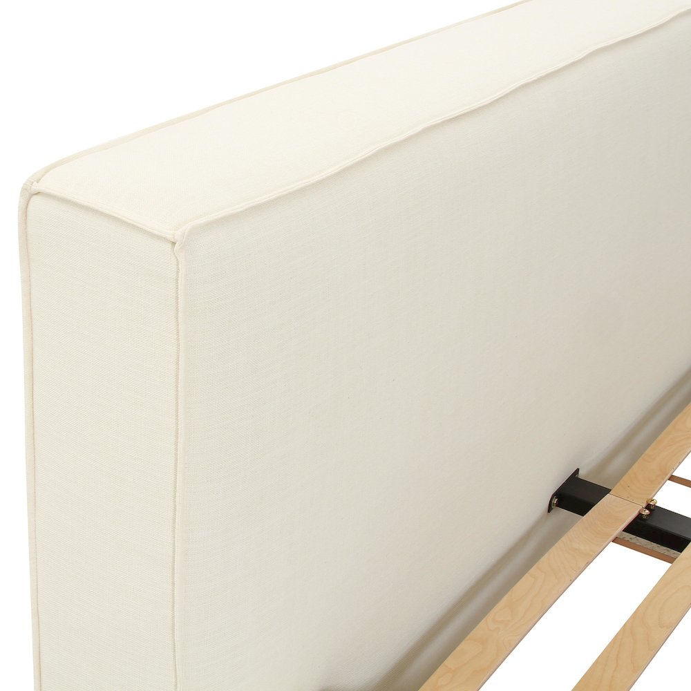 Olafur Cream Linen UK Super King Bed