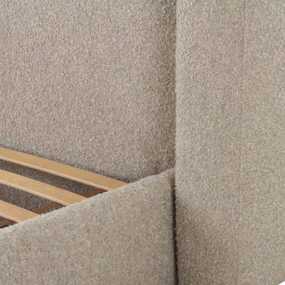 Babette Tan Boucle King Bed