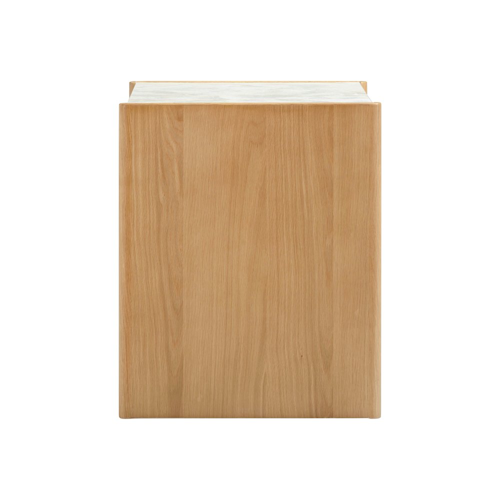 Paige Natural Oak 2-Drawer Nightstand