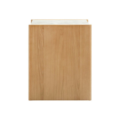 Paige Natural Oak 2-Drawer Nightstand