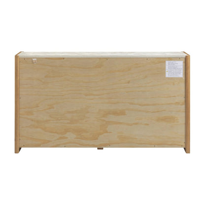 Paige Natural Oak 6-Drawer Dresser