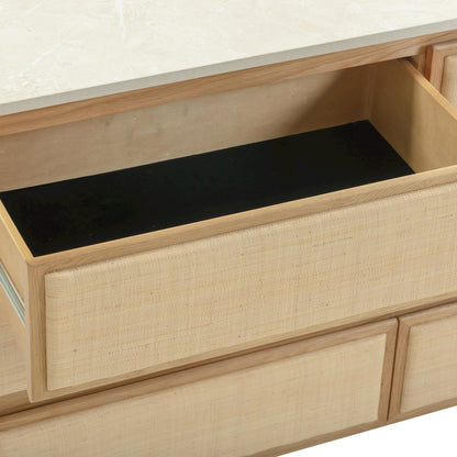 Paige Natural Oak 6-Drawer Dresser