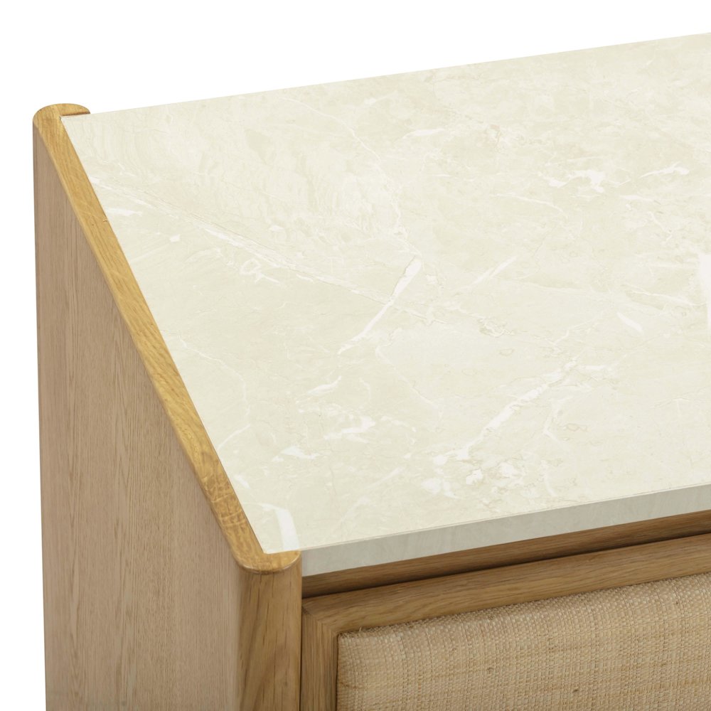 Paige Natural Oak 6-Drawer Dresser