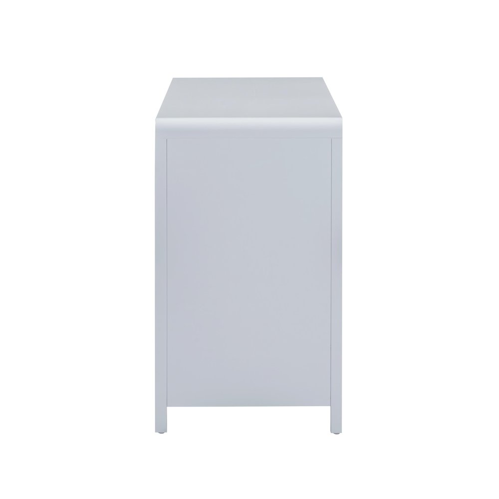 Patty Pastel Blue Rattan 6 Drawer Dresser