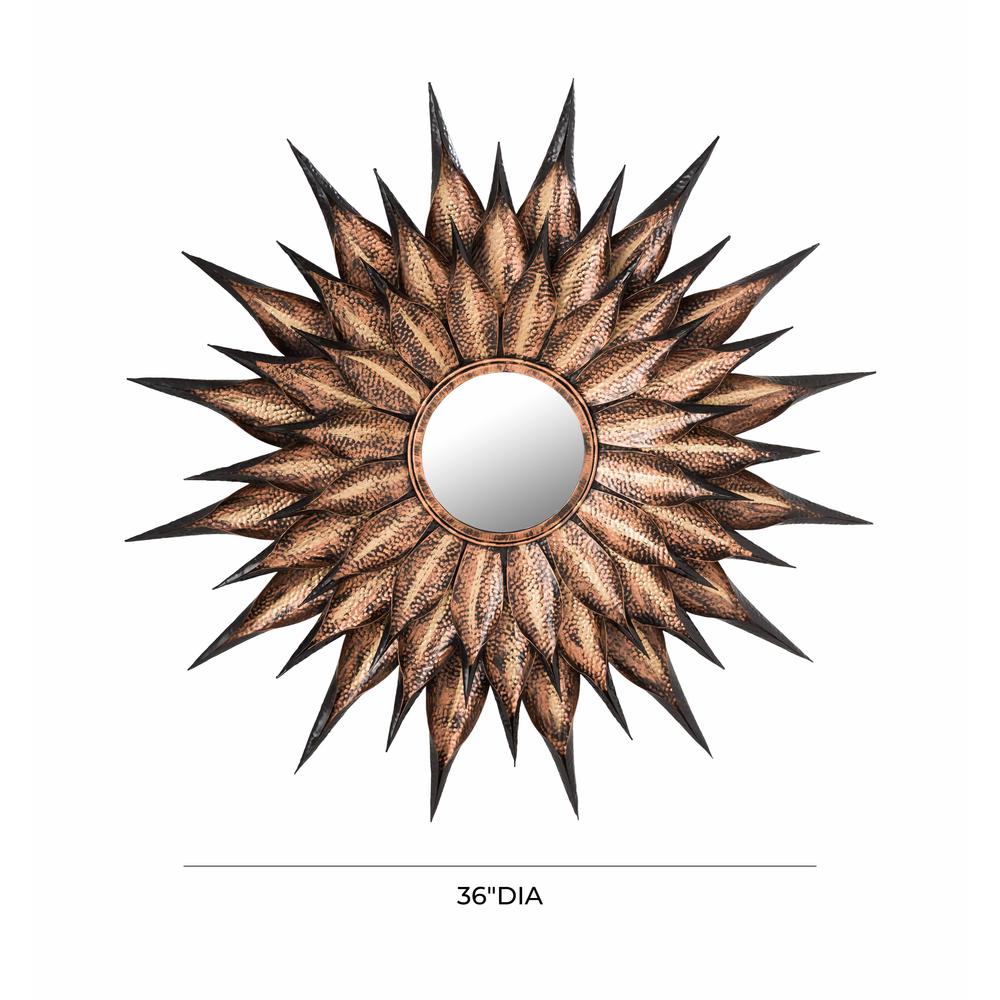 Sunflower Antique Wall Mirror
