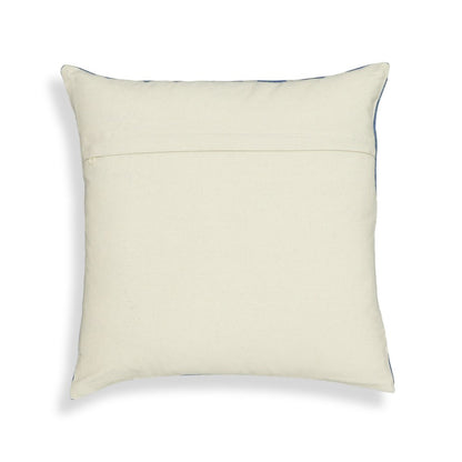 Indigo Dots Cotton 20 inch Square Accent Pillow