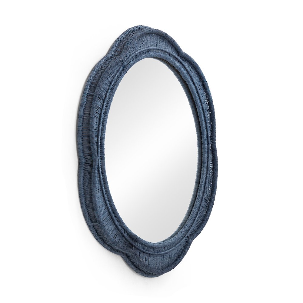Zeva Blue Wall Mirror
