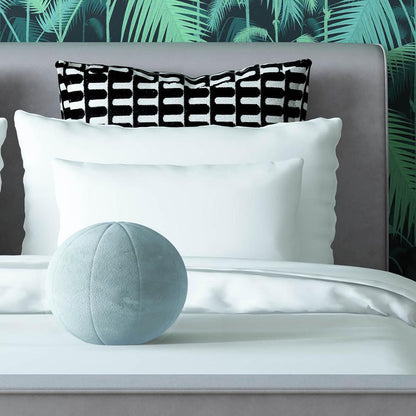 Boba 9" Sea Blue Velvet Pillow