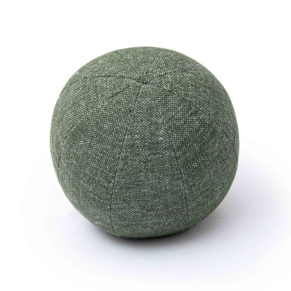 Boba Forest Green Textured Basketweave 14 inch Pillow