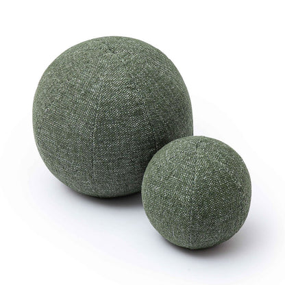 Boba Forest Green Textured Basketweave 14 inch Pillow