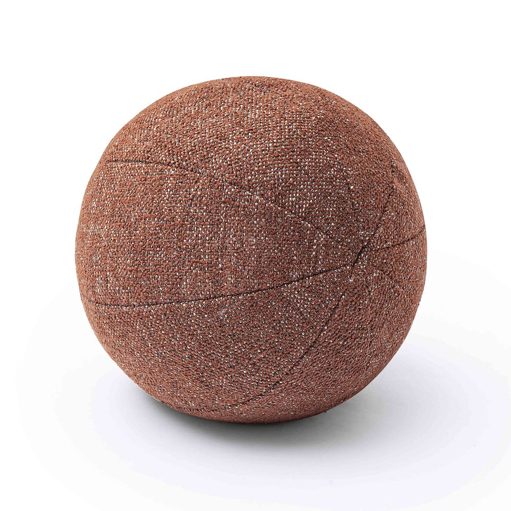 Boba Red Sedona Textured Basketweave 14 inch Pillow