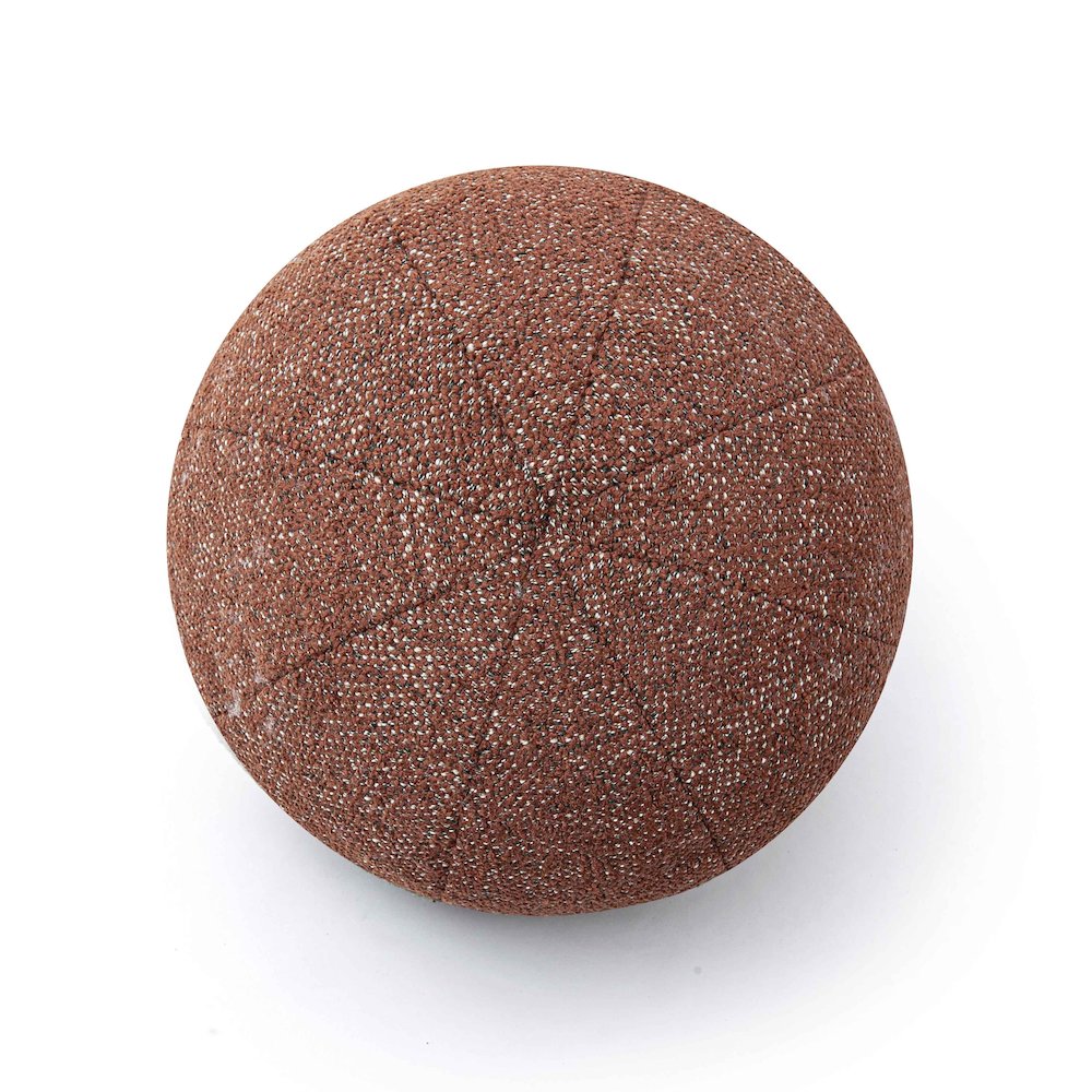 Boba Red Sedona Textured Basketweave 9 inch Pillow