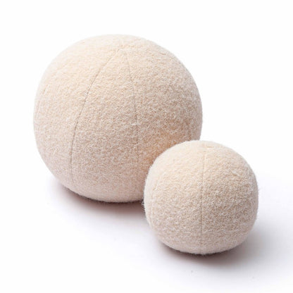 Boba Rose-Tan Long Mohair 9 inch Pillow