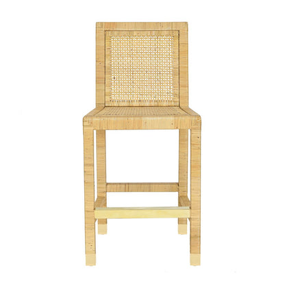 Amara Cream Linen Counter Stool