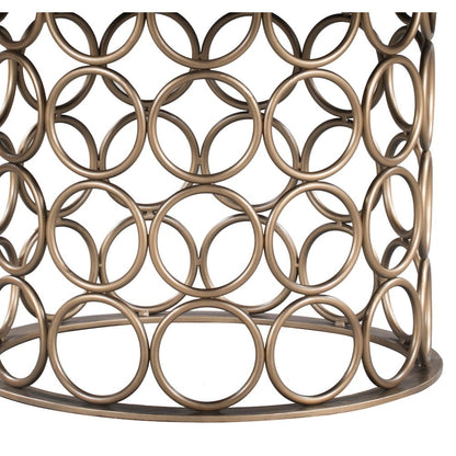 Valentina Brass Round Dining Table