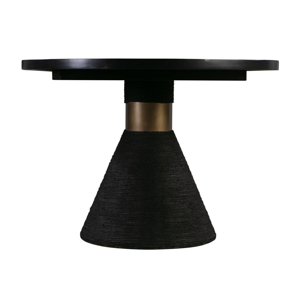 Rishi Black Rope Oval Table