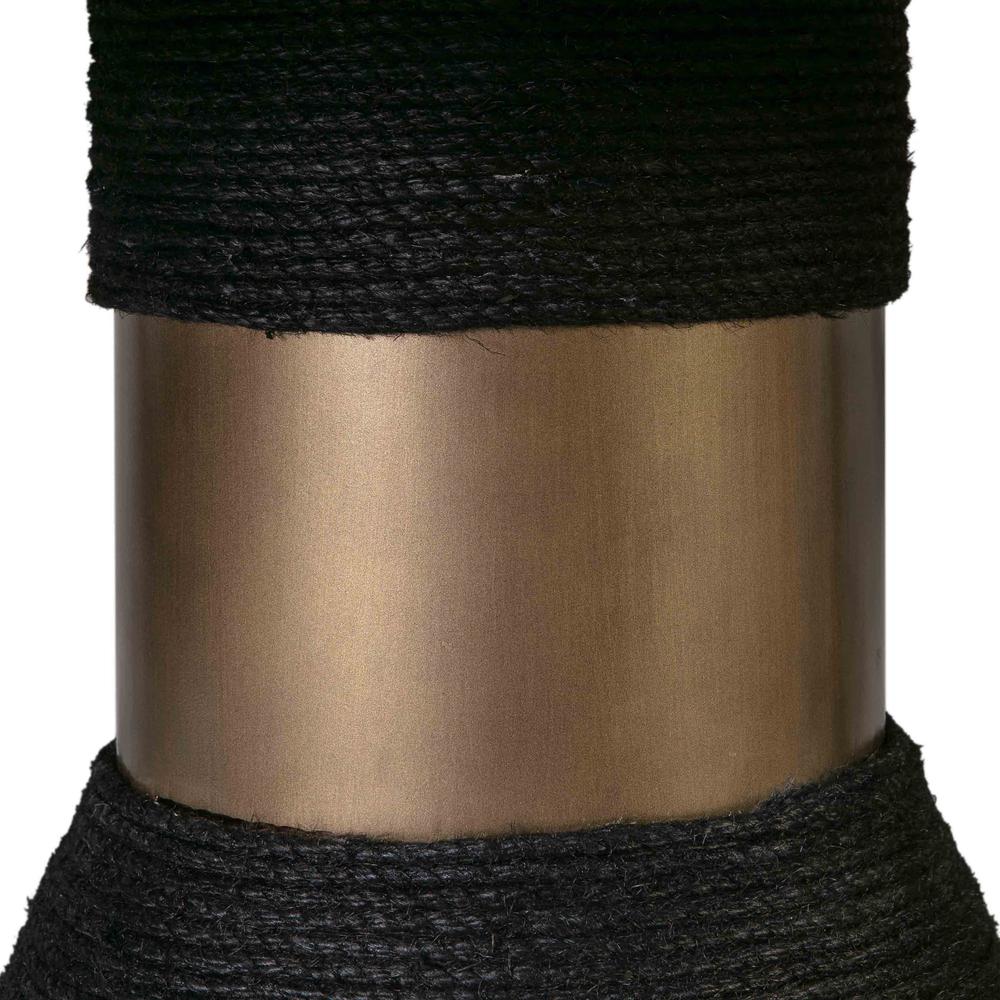Rishi Black Rope Oval Table