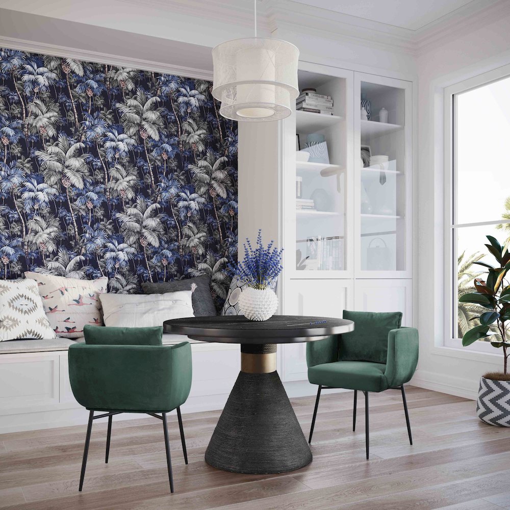 Rishi Black Rope Round Table