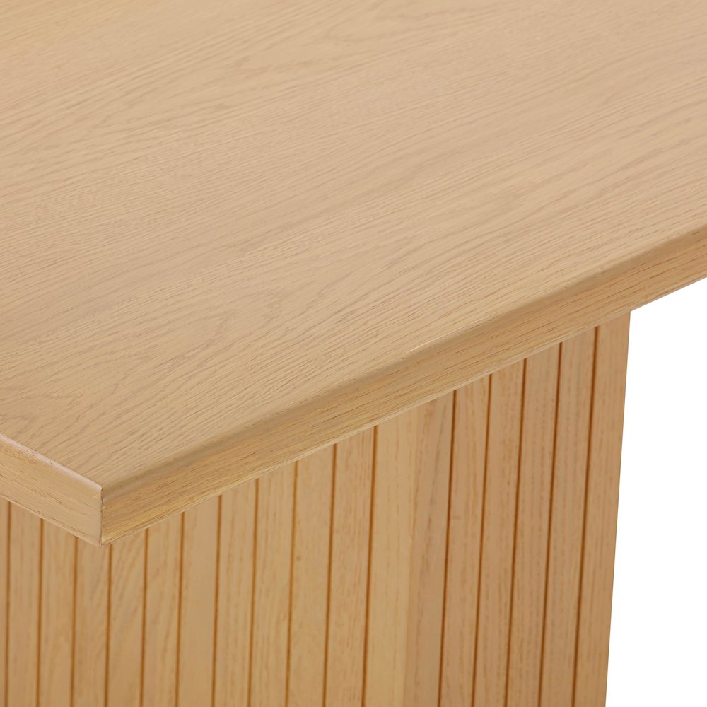 Chelsea Natural Oak Wood Rectangular Dining Table