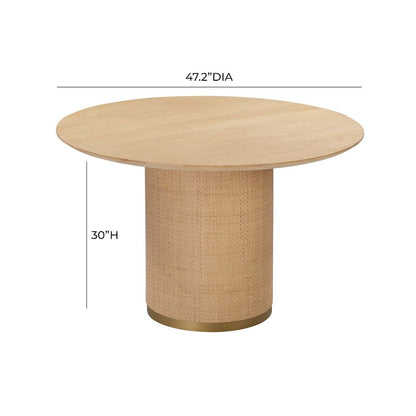 Akiba 47 inch Round Dining Table