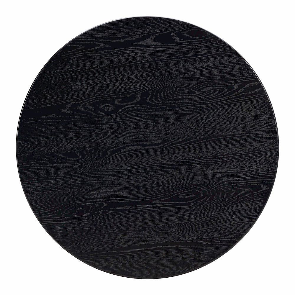 Chelsea Black Oak Round Dining Table
