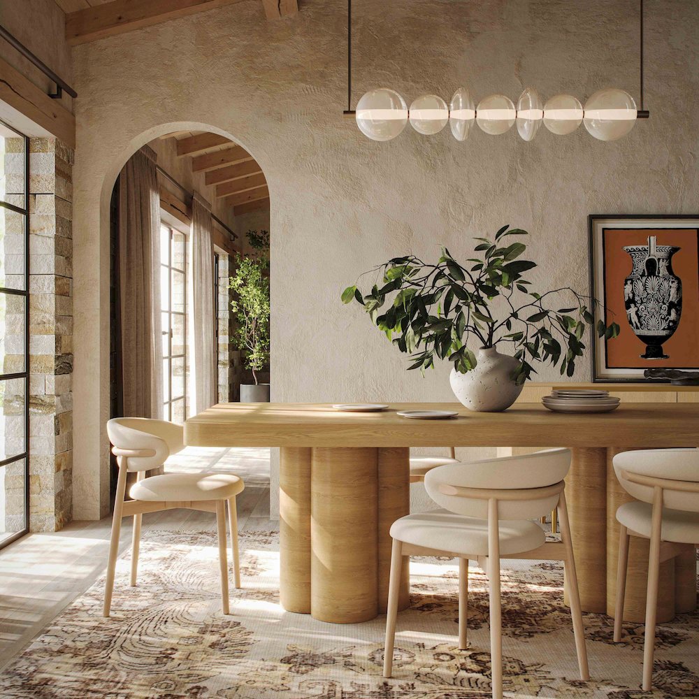 Bambi Natural Ash Dining Table