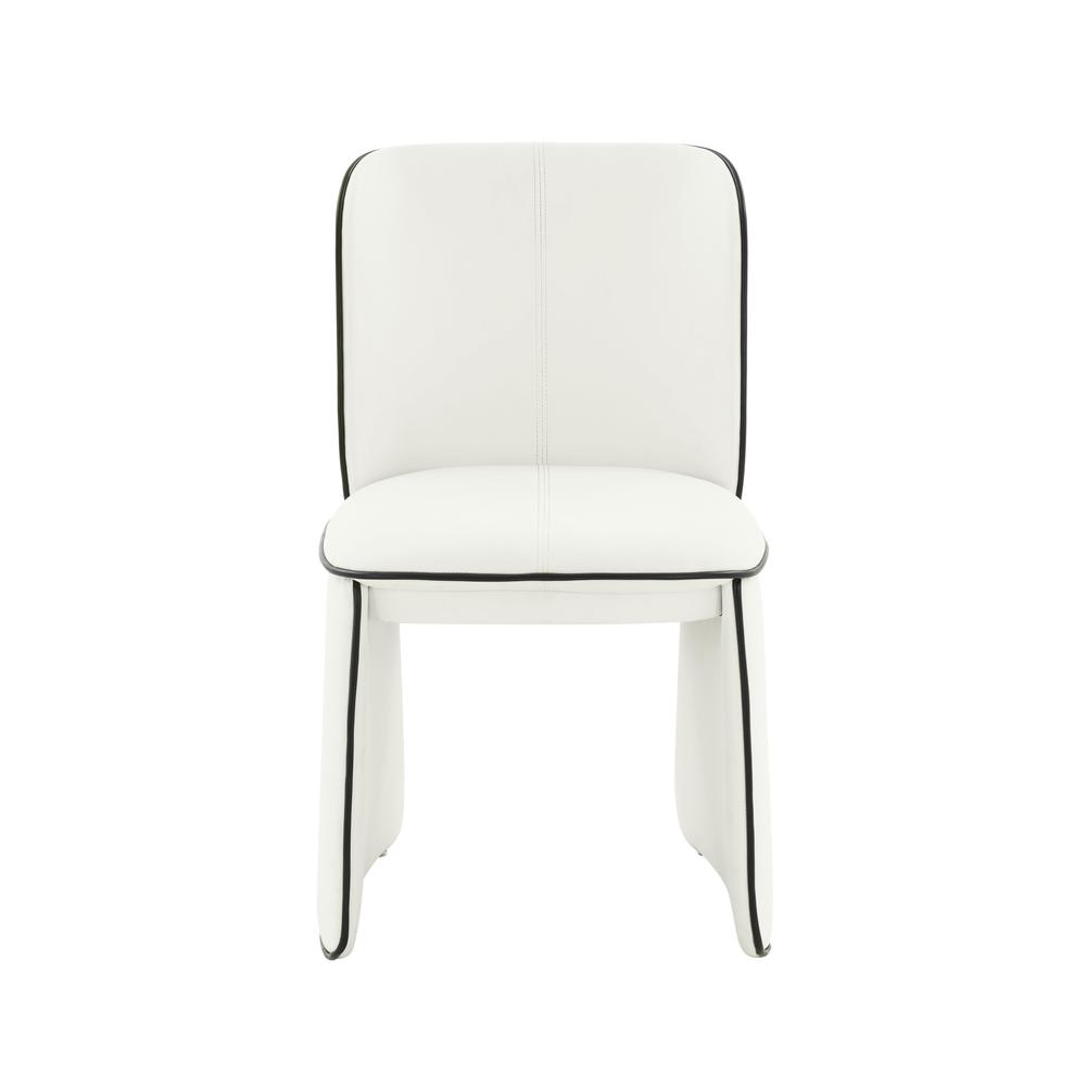 Kinsley Cream Vegan Leather Dining Chair