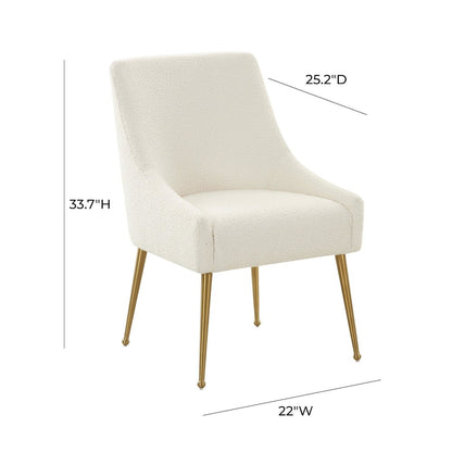Beatrix Cream Performance Boucle Side Chair