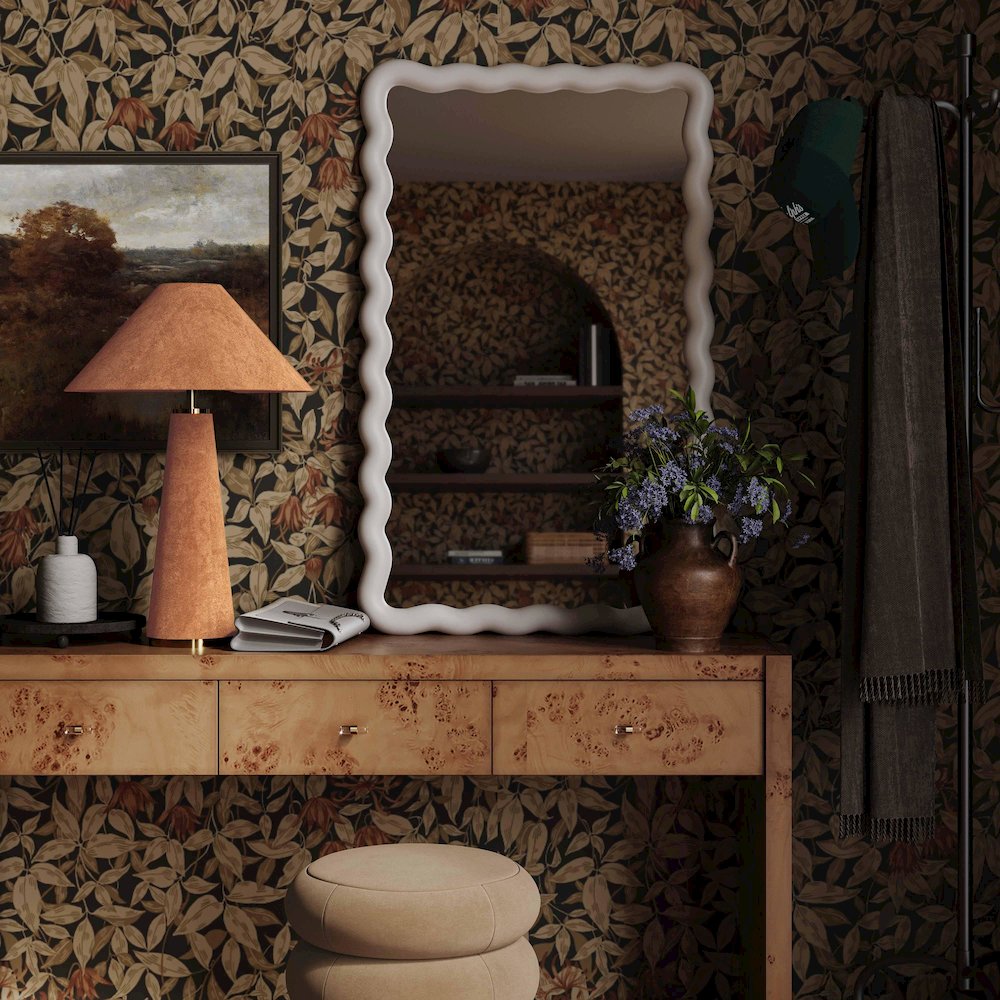 Graham Terracotta Velvet Table Lamp