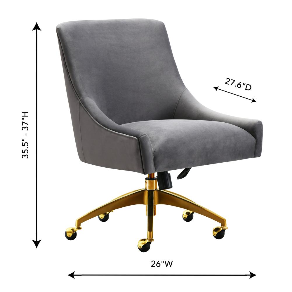 Beatrix Grey Office Swivel Chair