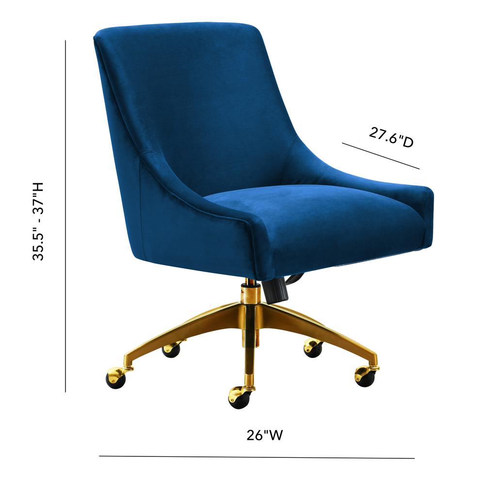 Beatrix Navy Office Swivel Chair