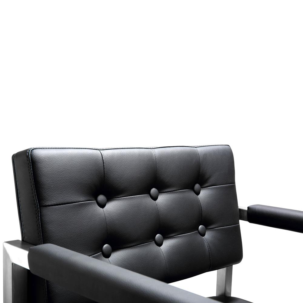 Director Black Steel Barstool