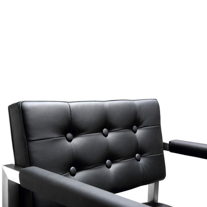 Director Black Steel Barstool