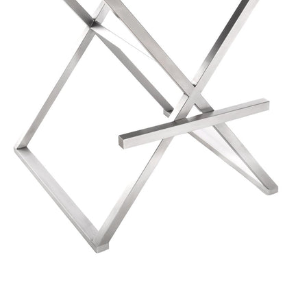 Director Black Steel Barstool